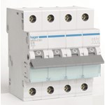 Installatieautomaat Hager 3-polig+Nul B-karakteristiek Installatieautomaat Hager 3-polig+Nul B-karakteristiek